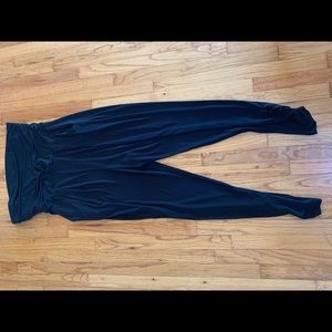 Leith black tube top jumpsuit